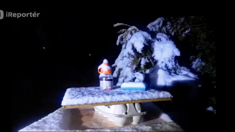 iReportér: Jak rychle roste sněhová pokrývka?