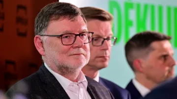 Zbyněk Stanjura ve štábu SPOLU po volbách