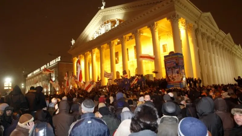 Protesty běloruské opozice