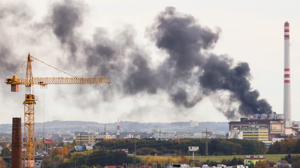 Spalovna v pražských Malešicích - snímek z 20. 10. 2021
