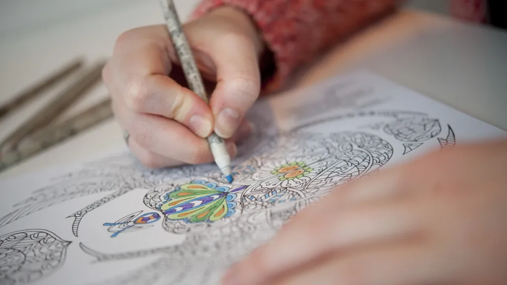 Antistresové omalovánky