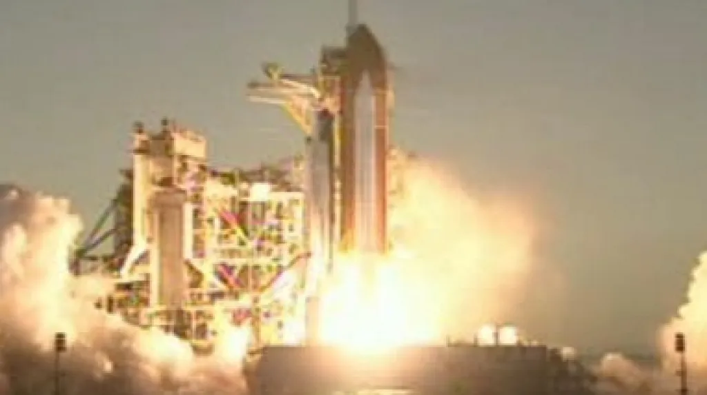 Start raketoplánu Discovery