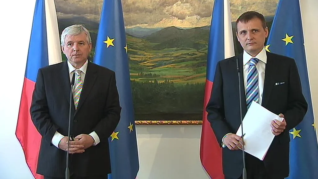 Jiří Rusnok a Vít Bárta