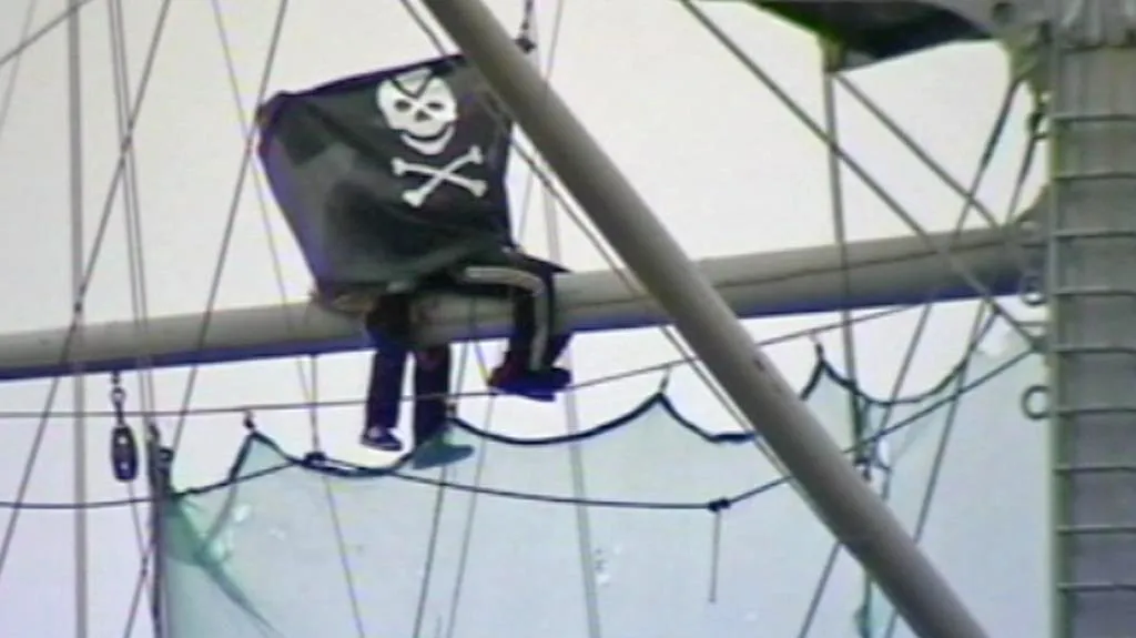 Anarchistický happening na Auroře