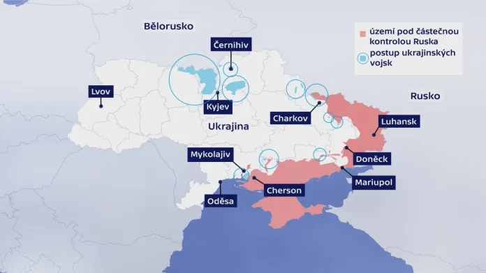 Bojová situace na Ukrajině k 6. dubnu