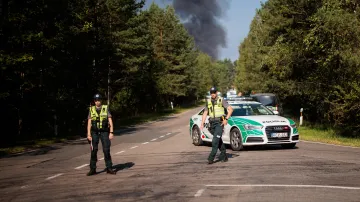 Požár vypukl na čerpací stanici zkapalněného plynu v Traku Voke v Litvě