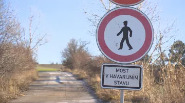 Most v havarijním stavu