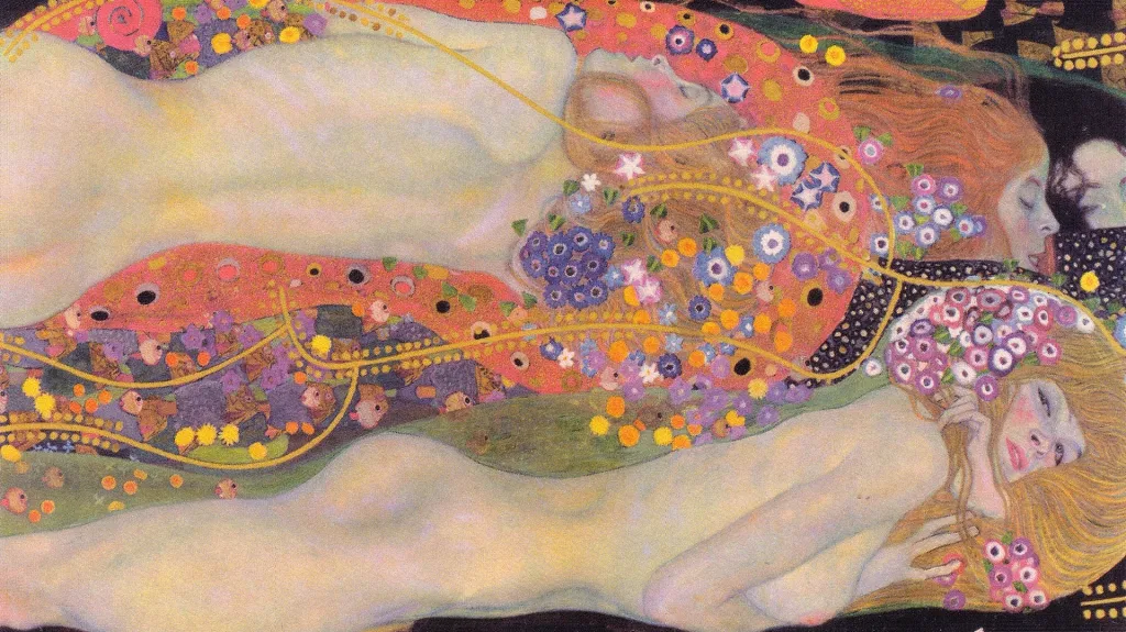 Obraz Gustava Klimta Vodní hadi II