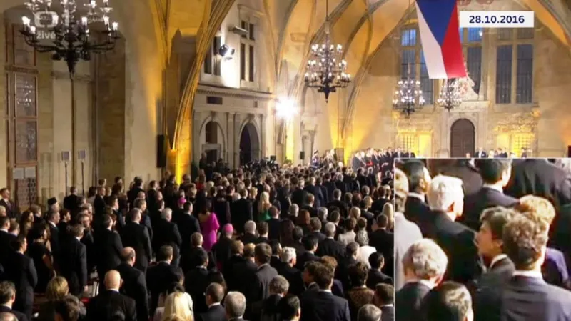 Andrew Schapiro na Pražském hradě 28.10. 2016