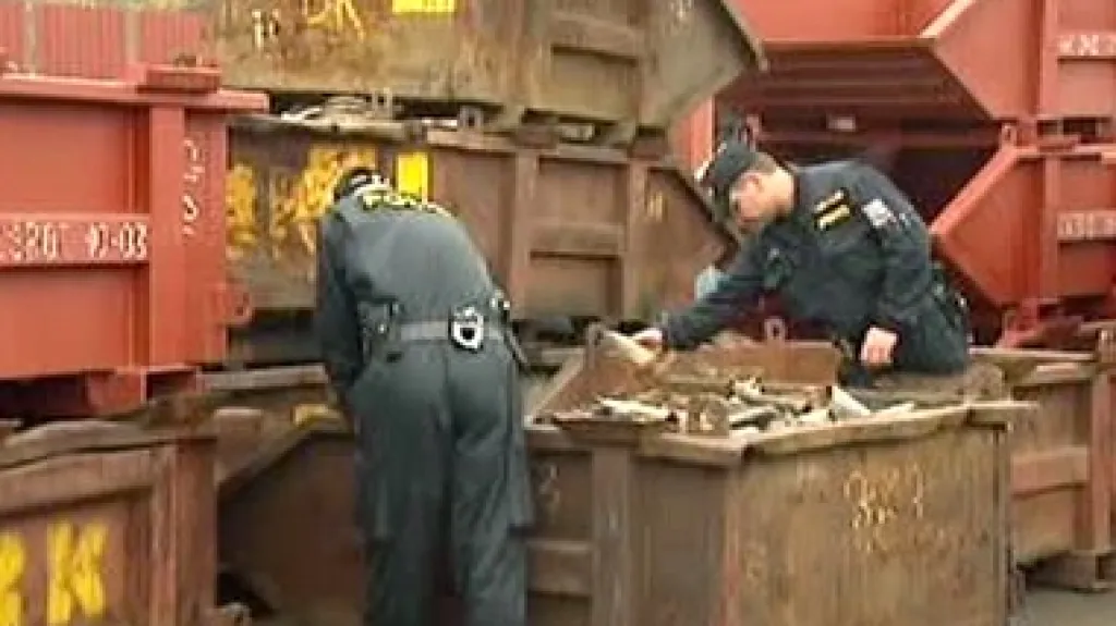Policejní razie ve sběrně