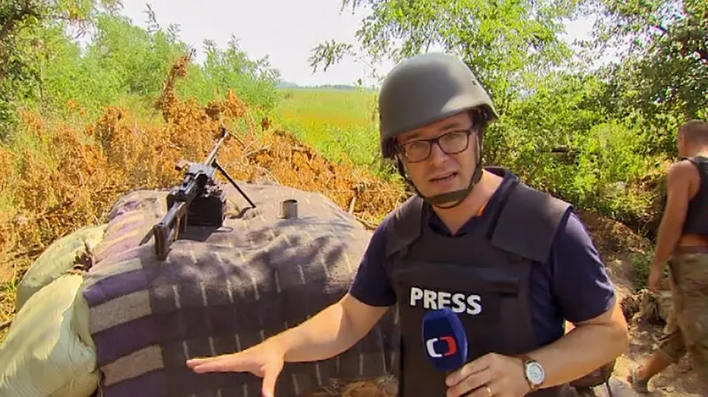 Zpravodaj ČT z okolí Horlivky: Smrtící konflikt není ani válka, ani mír