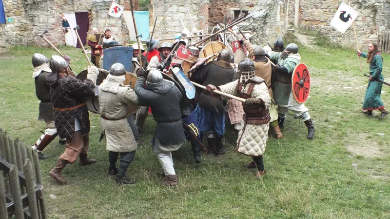 Středověk na boskovickém hradě