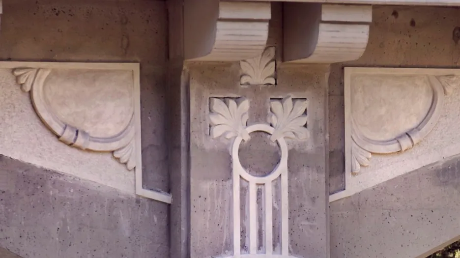 Detail štukové výzdoby