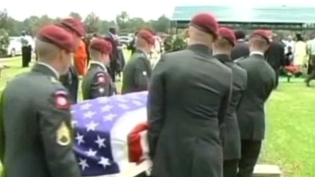 Pohřeb amerického vojáka
