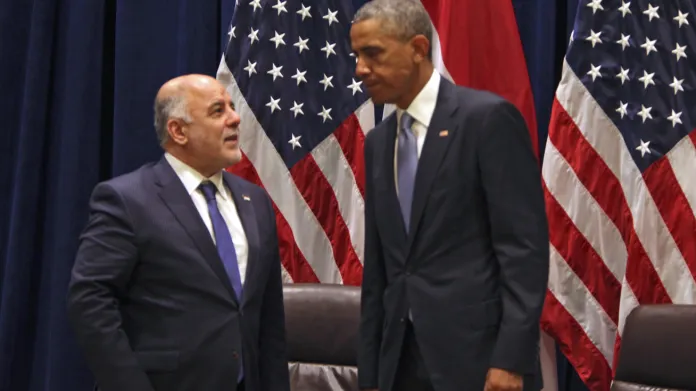 Barack Obama se v OSN sešel s iráckým premiérem Hajdarem Abádím