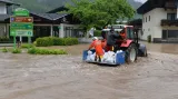 Povodně v rakouském Weissbachu