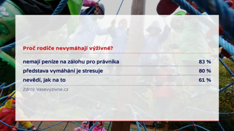 Proč rodiče nevymáhají výživné