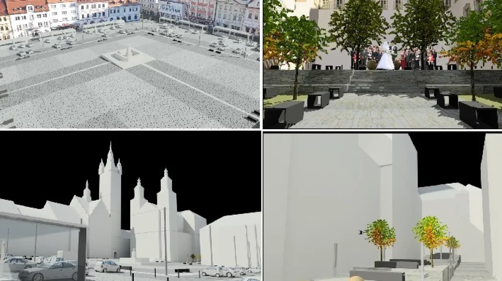 Regenerace parteru klatovského náměstí (chmelík & partneři)