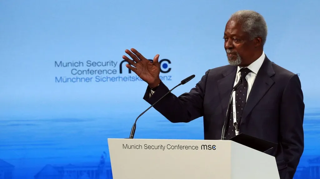 Kofi Annan v Mnichově