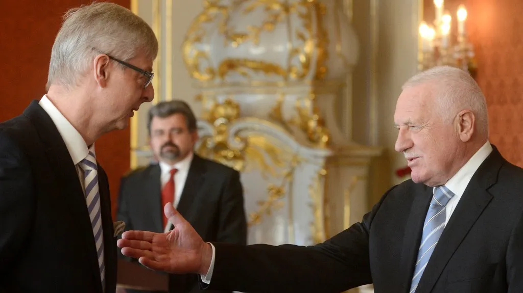 Jaroslav Bureš a Václav Klaus