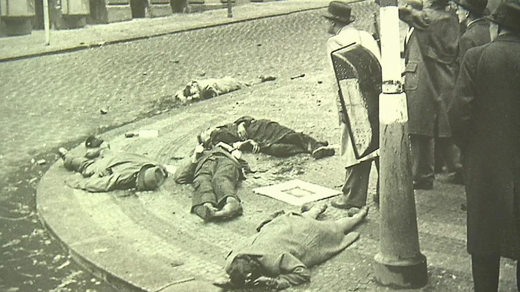 Zajatí Němci zastřelení německou jednotkou