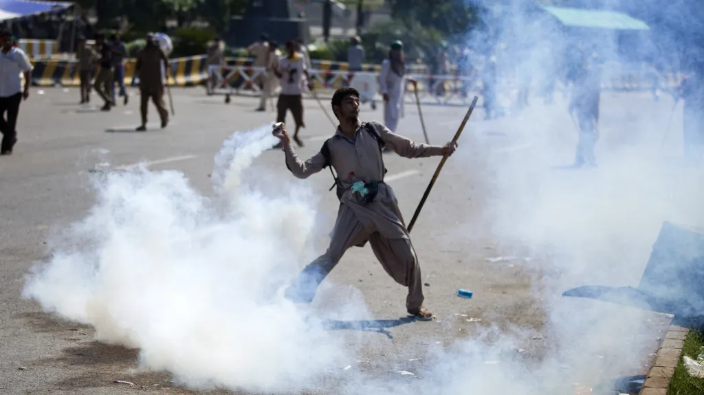 Protesty v Islámábádu