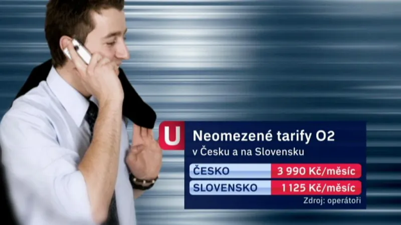 Srovnání tarifů O2