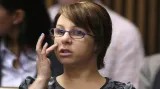 Michelle Knightová u soudu s Arielem Castrem