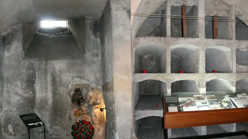 Krypta v kostele sv. Cyrila a Metoděje