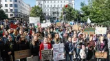 Za záchranu klimatu demonstrovali v Brně