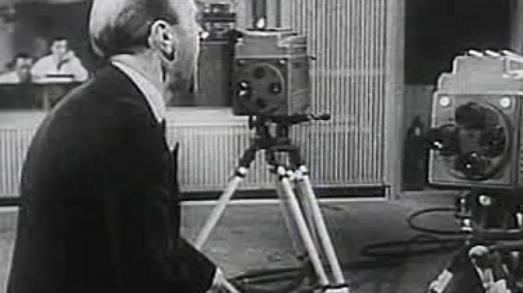 František Filipovský ve studiu ČST