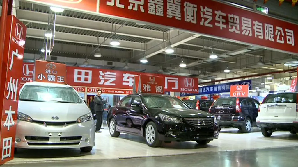 Prodej aut v Číně