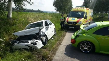Ve Veselí nad Moravou se srazila tři auta