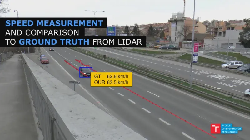 Měření rychlosti auta