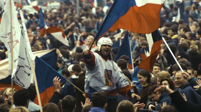 I vítězství českého týmu nad Ruskem v Naganu provázely bouřlivé oslavy