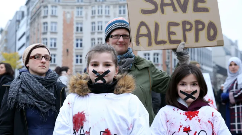 Evropa soucítí s lidmi v Aleppu
