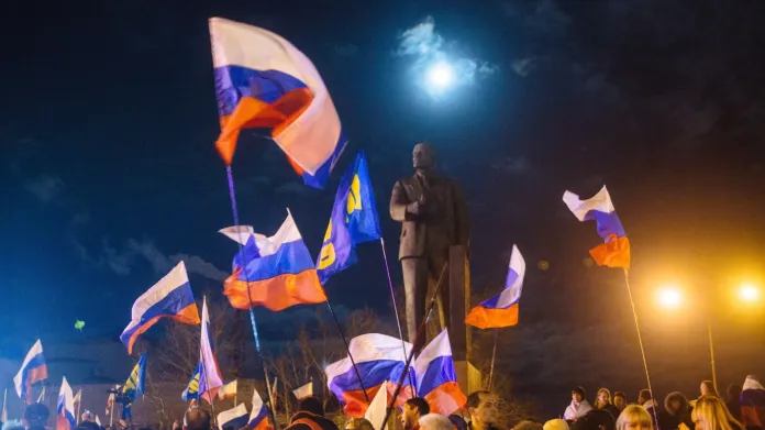 Oslavy výsledků referenda na Krymu