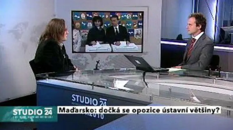 Studio ČT24 k maďarským volbám