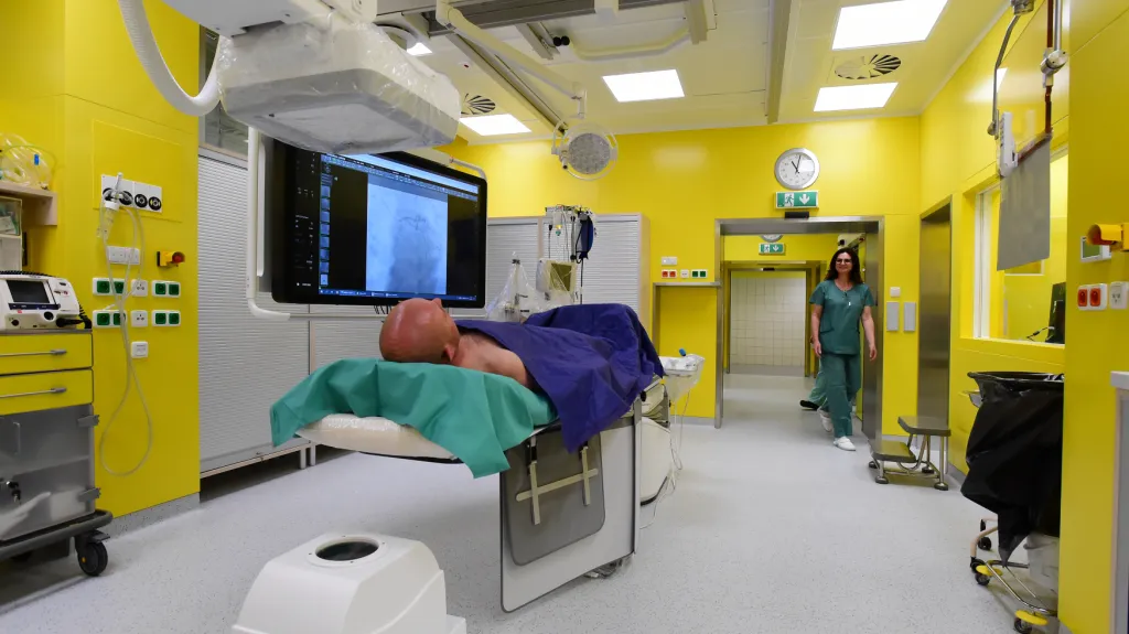 Moderně vybavený katetrizační sál ve FN Olomouc