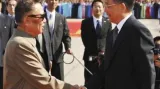Kim Čong-il a Wen Ťia-pao