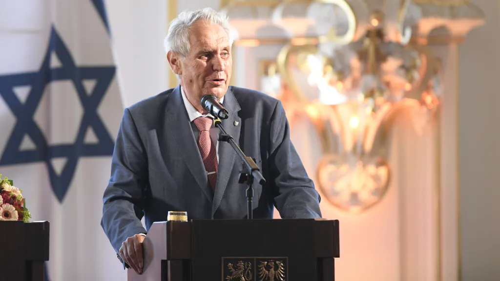 Prezident Miloš Zeman se už několikrát vyslovil pro přesun české ambasády z Tel Avivu do Jeruzaléma