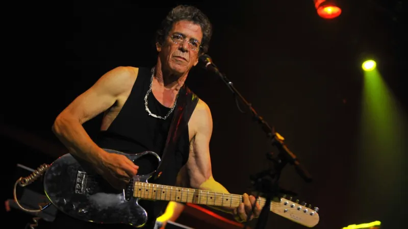 Lou Reed při koncertě v Praze (červenec 2012)