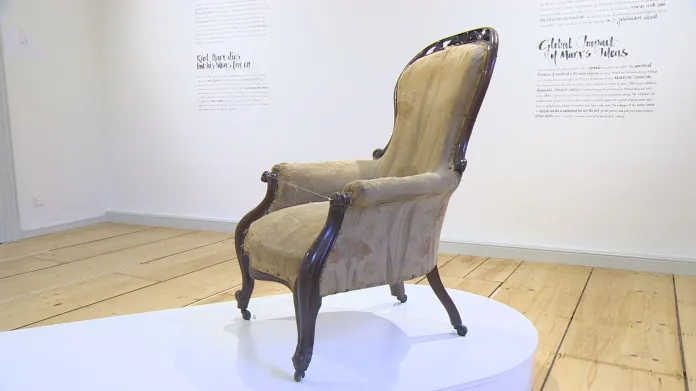 Židle, na které zemřel Karel Marx