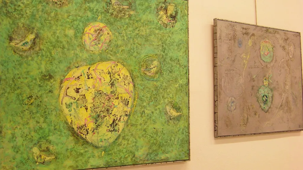 Z výstavy Boženy Rossí v Boskovicích