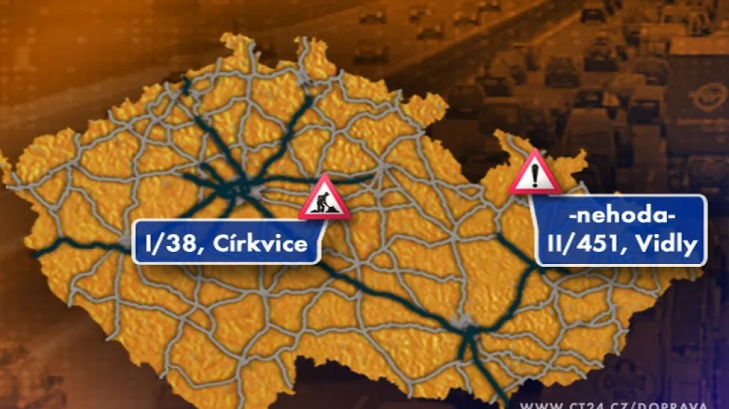 Dopravní situace v 9:00