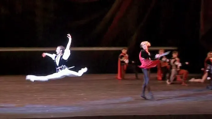 Baletní představení v moskevském Velkém divadle