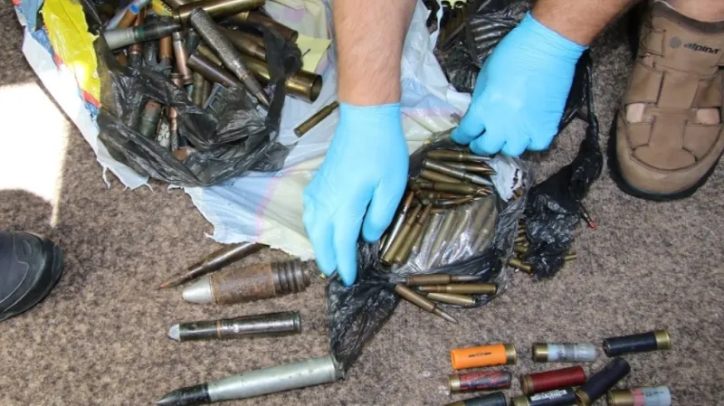 Náboje zabavené muži z Broumova