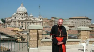 Kardinál Špidlík ve Vatikánu
