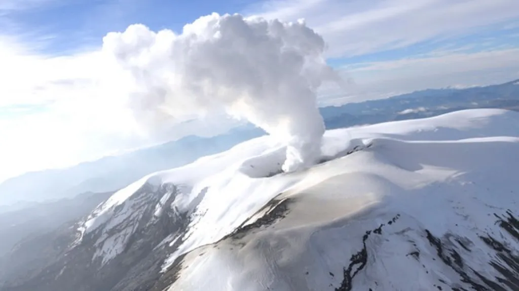 Sopka Nevado del Ruiz
