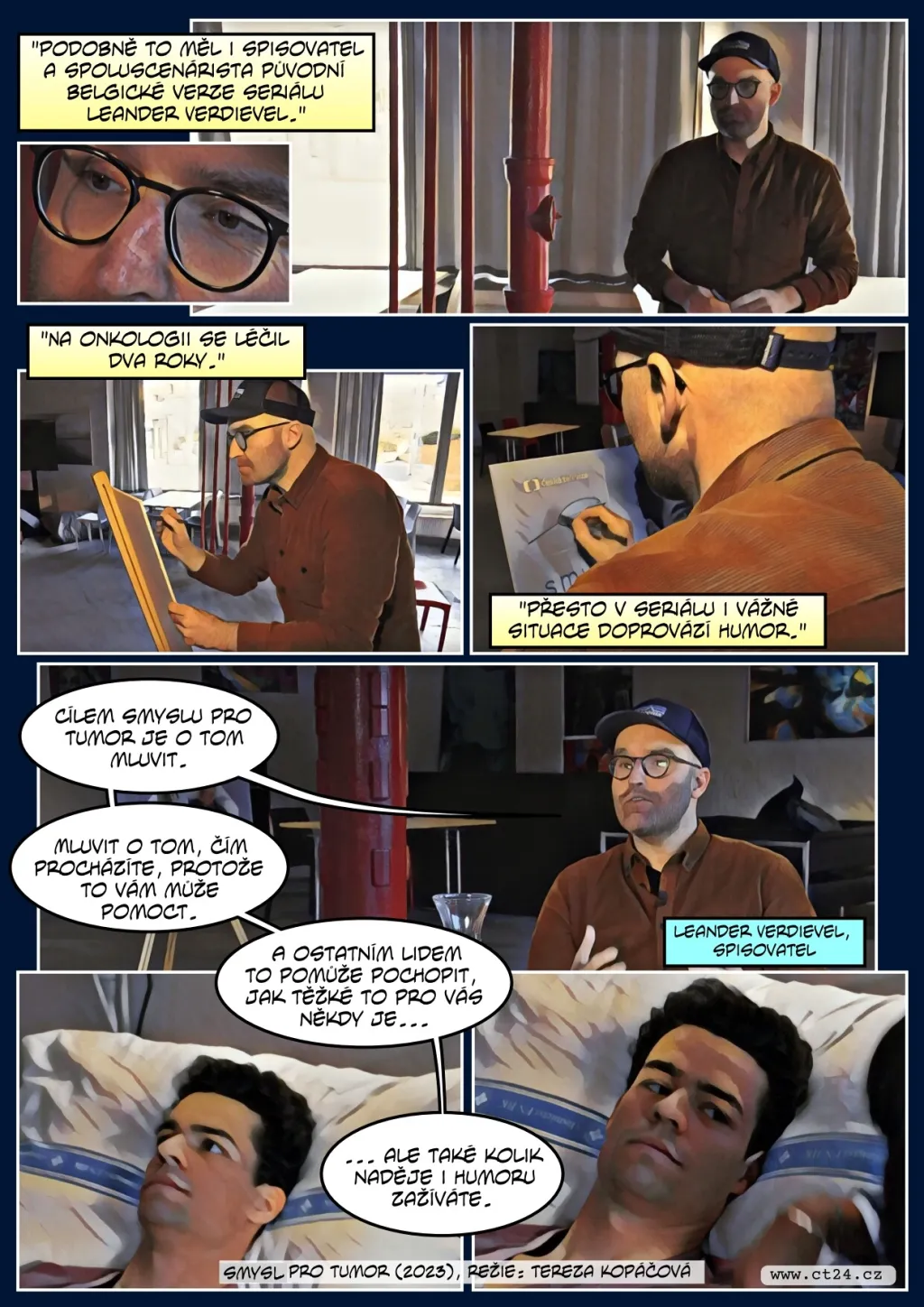 Jak ovlivní rakovina život pacienta a blízkých? ČT vysílá seriál Smysl pro tumor